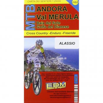 MTB-3 Andora. Carte sentieri di Liguria per mountain bike MTB VTT