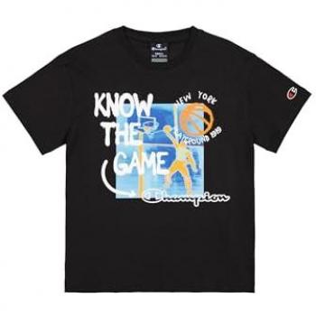 T-shirt Noir Champion pour Enfant