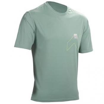 Leatt Maglietta a Maniche Corte MTB Trail 1.0 X‑Flow Verde L