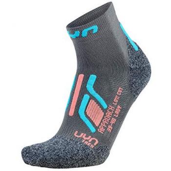 UYN Damen Trekking Socken Approach Low Cut grau/türkis 41/42