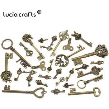 Breloques en métal pour bracelets DIY