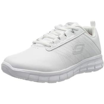Leather/Textile Erath Work Sneaker, Women’s White, Size 6 (SureTrack)