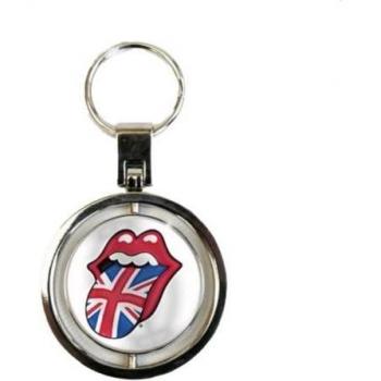 Portachiavi Rolling Stones Bianco e Rosso