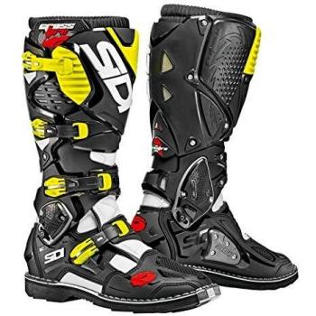 Botas Sidi Crossfire 3 en Negro y Amarillo Fluo