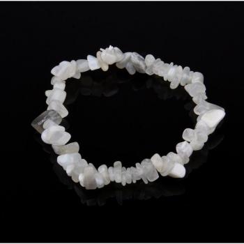 Brazalete de Amatista y Grava 19 cm – Regalo Mujer