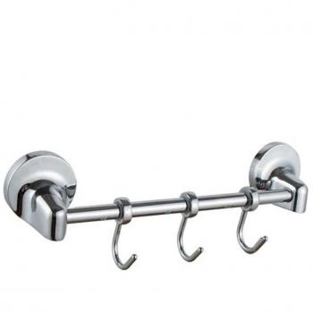 Organizador de baño con 3 ganchos: albornoz y toallas