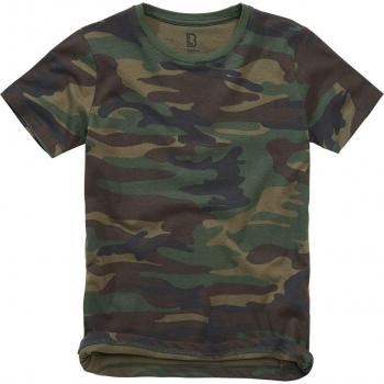 Brandit Kinder Kurzarmshirt Wald