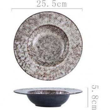 Runde Erzähler Keramikplatte 25,5 cm