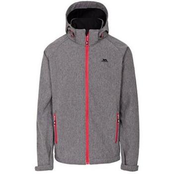 Trespass Rafi Herren‑Jacke – Wasserdicht, Softshell, Grau Marl, Größe M