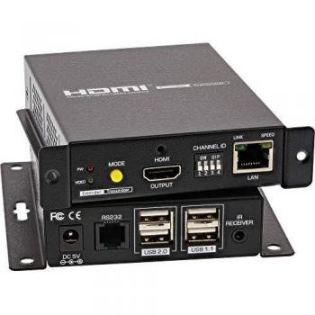 InLine Prolunga KVM HDMI tramite LAN [64601]
