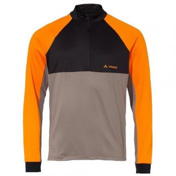 Vaude Bike T-Shirt a manica piena con apertura centrale