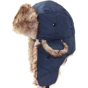 Chapeau d'hiver à oreilles en fausse fourrure