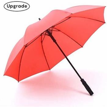 Tropical Breeze Golf Umbrella, 55 – Coral Orange