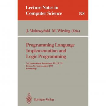 Programming Language Implementation and Logic Programming