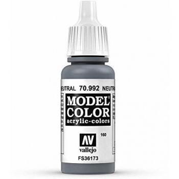 Vallejo, Model Color, Acrylfarbe, 17 ml Neutrales Grau