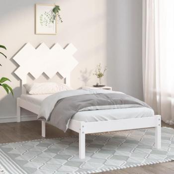 Mesa de Cama Individual en Madera Blanco 90x190 Maison Exclusive