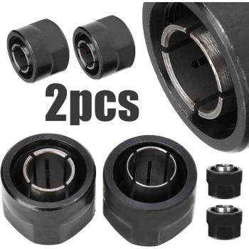 Ensemble de 2 pinces de fraisage 1,2'' (12,7 mm) pour routeur HITACHI M12VE M12VC M12V2 M12SE M12SA2