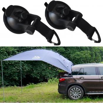 Parapluie automobile double – bâche latérale, ventouses fixes