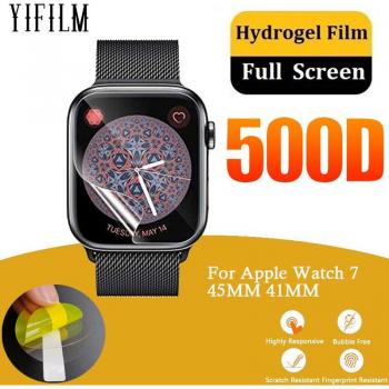 Full Coverage Anti-Scratch Screen Protector for Apple Watch 7 (45MM & 41MM)