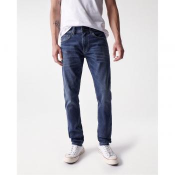 Jeans Slim de hombre Salsa en tono oscuro