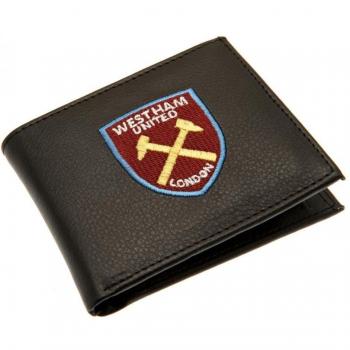 Mens West Ham United F.C. Crest Leather Sports Wallet