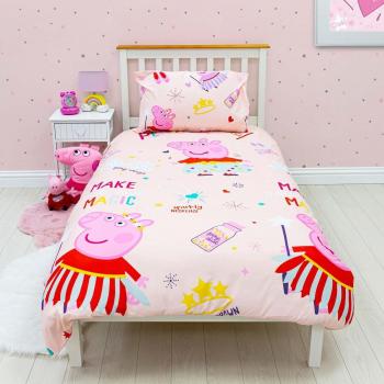 Peppa Pig Fairytale Forest Bedding Set with Coordinating Pillowcase