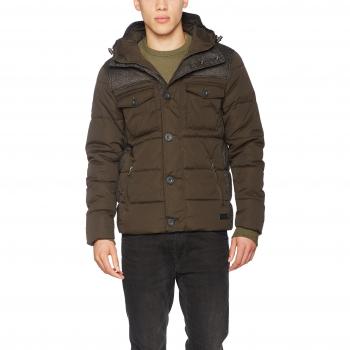Superdry Chaqueta Tech Tweed, Deportiva para Hombre, Verde (Khaki)