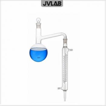 Compact Serpentine Condenser Flask – Portable Distillation System for Water & Aromatics