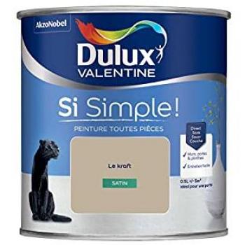 Dulux Valentine Peinture Toutes Pièces Si Simple Satin Le Kraft 0,5 L