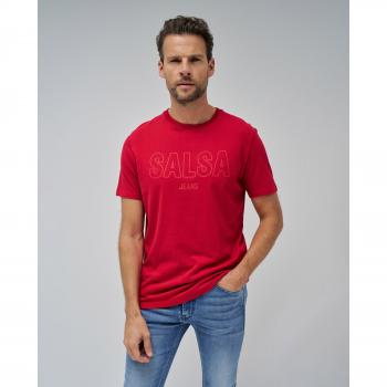 Salsa Jeans 2XL Slim Fit Short Sleeve Tee