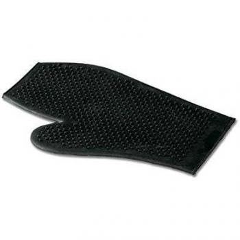 E.L.T. Rubber Grooming Glove – Black (Universal Fit)