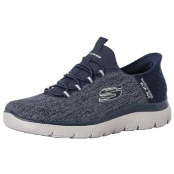 Skechers Homme Slip‑ins Summits Key Pace Shoes Bleu Marine 39 Vegan Lavable en machine