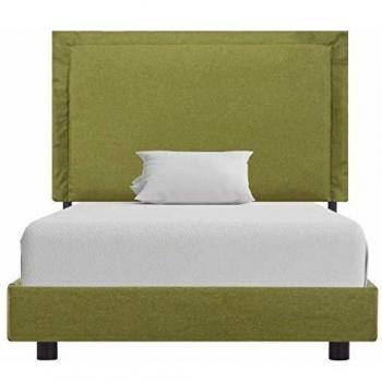 VidaXL Green Textile Bed Frame, 90x200 cm