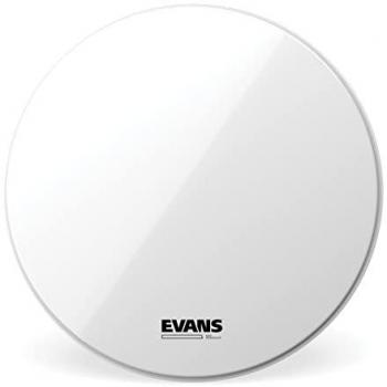 Evans EQ3 Resonant Bass Drum Head, No Port, 16 Inch Smooth White