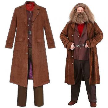 Conjunto entero de Zhenv Rubeus Hagrid, 3XL, ideal para carnaval