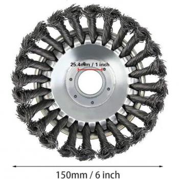 Steel Wire Scraper Plate for Gasoline Brushcutter 6/8 Inch