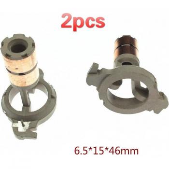 2pcs Bronze Collector Lip Ring for Hyundai Elantra Sonata Kia Cerato 1929C Halla Generator (6.5*15*46mm)
