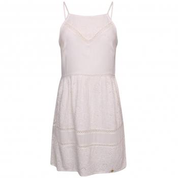 Superdry Lilah Schiffli Dress Weiß 8 (German)