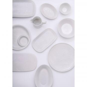 32cm Oval White Serving Bowl