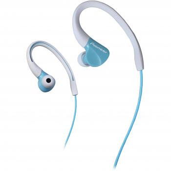 Auriculares Pioneer SE-E3-GR, tipo clip, resistente al agua IPX-2, color azul agua marina