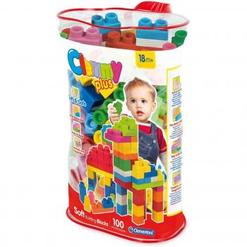 Clementoni 100 Clemmy Plus Blocks Bag