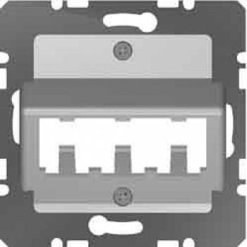 Berker Zentralplatte S1/Q1/B1/B3/B7 weiß