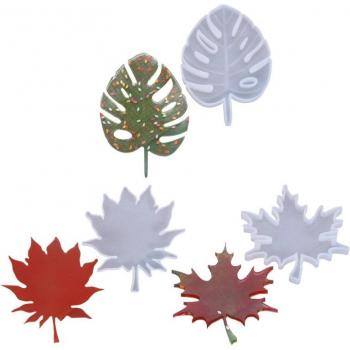 Crystal Epoxy Maple Leaf Jewelry Silicone Casting Mould