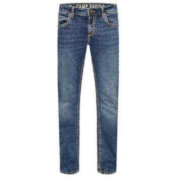 CAMP DAVID Herren Casual Regular-Fit Jeans 40/34 98% Baumwolle 2% Elasthan Mit Badge