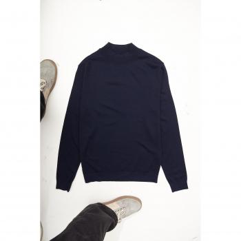 Selected Homme Dunkelblauer Rollkragenpullover für Herren