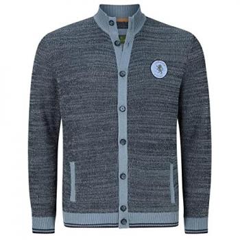 Strickjacke DUKE ODOI Charles Colby blau gemustert
