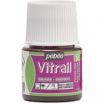 Fuschia Rosa Vernice per Vitrail 45 ml