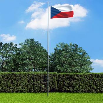Czech Flag 90x150 cm Vidaxl