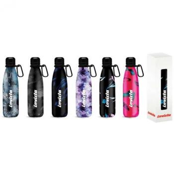Invicta Bottiglia d'Acqua 500 ml in Acciaio