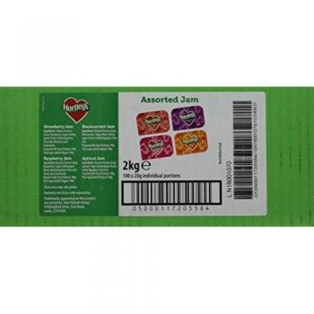 Hartleys Jam Selection 20g Portions (100 Pack)
